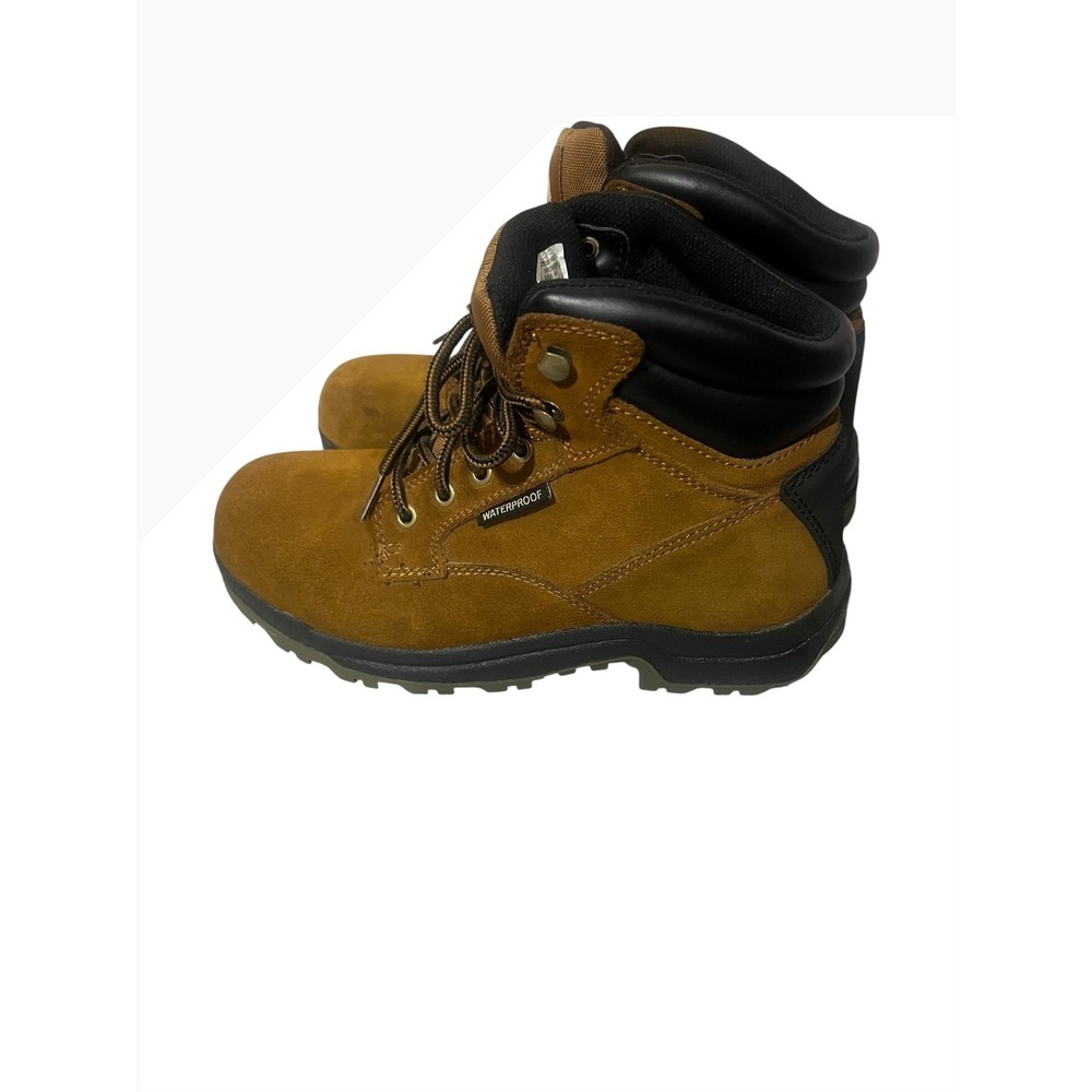 Brahma Work Boots Women's Brown Waterproof Steel Toe WMBR0442000 Size 9 - Picture 4 of 9